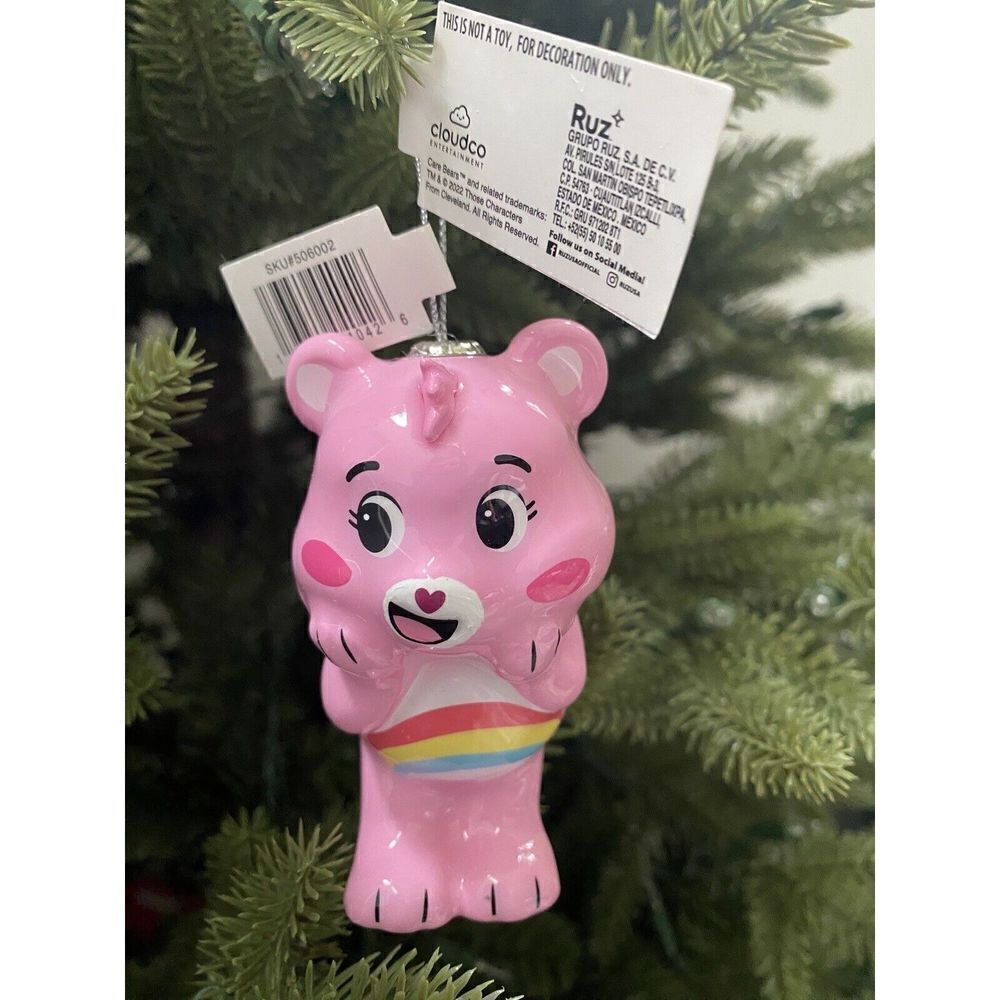 NEW 4" Care Bears Cheer Bear Christmas Tree Ornament Decoration 2022